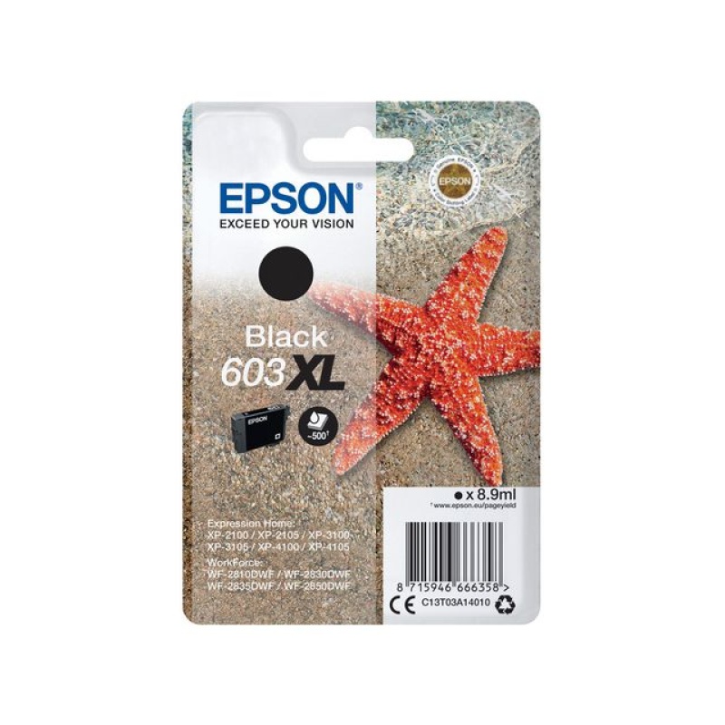 Inkjet Epson 603XL zwart
