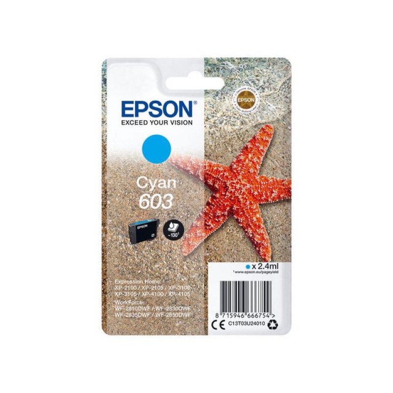 Inkjet Epson 603 cyan