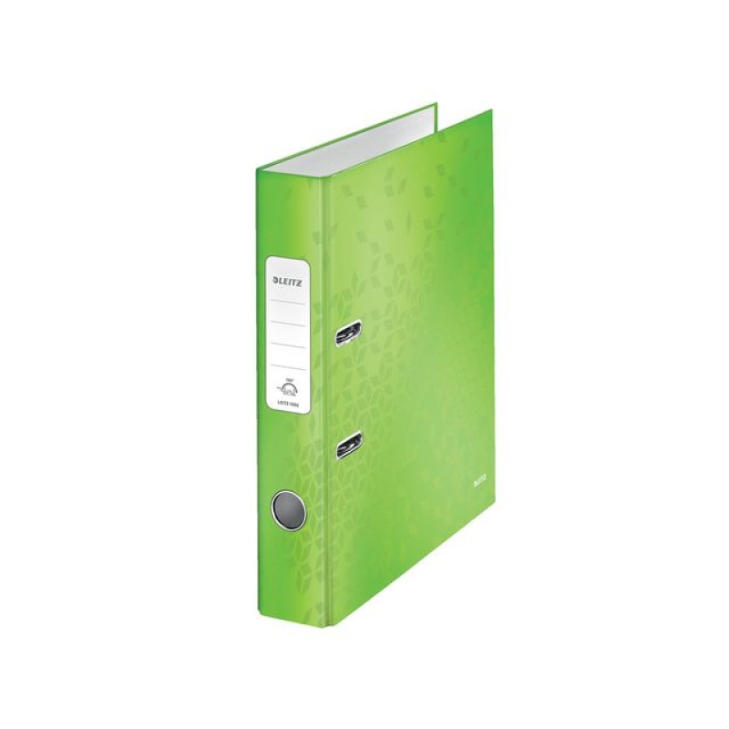 Ordner Leitz WOW 50mm A4 karton groen