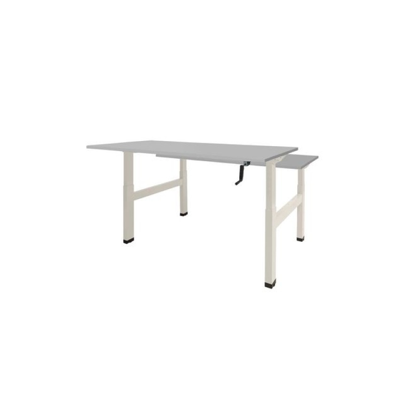 Bureau Dextro Duo 180x80 grijs wit