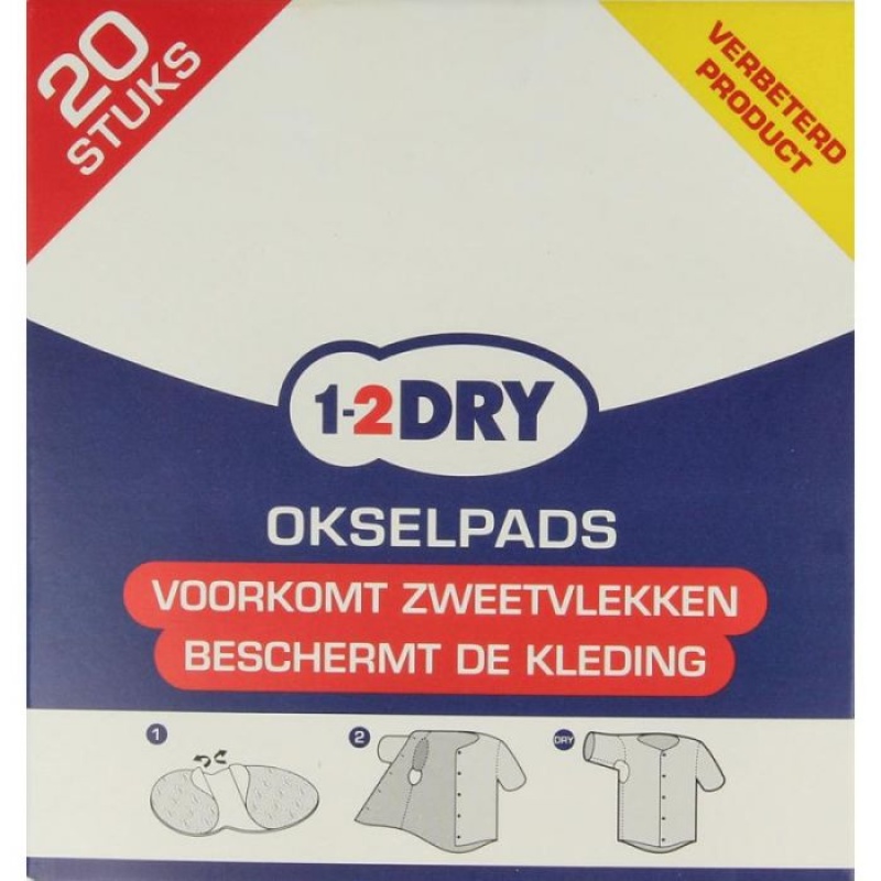 Okselpads M wit/doos 20pr