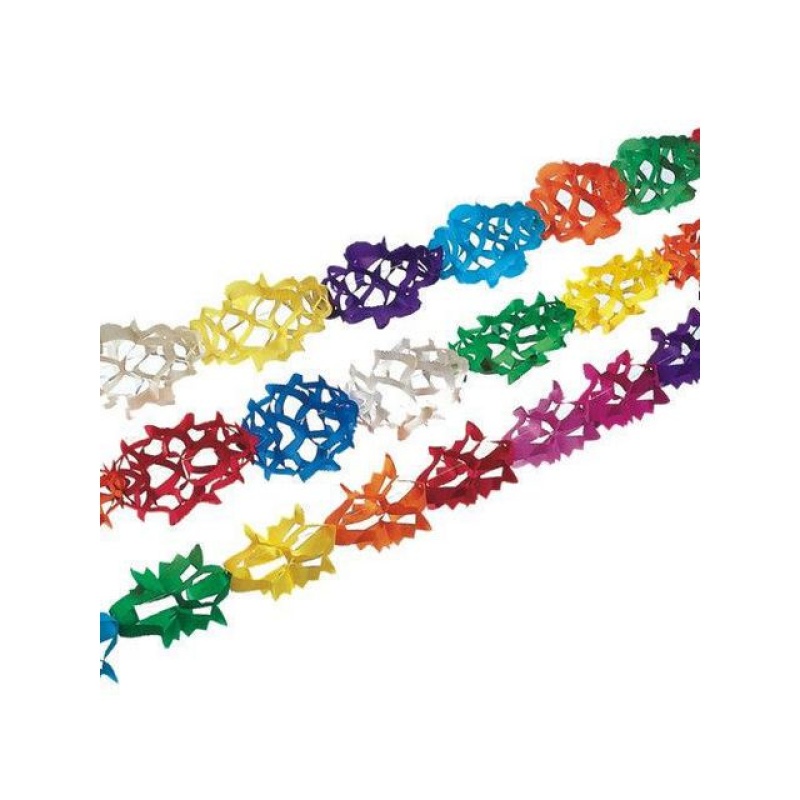 Slingers assorti regenboog 4m/pk3