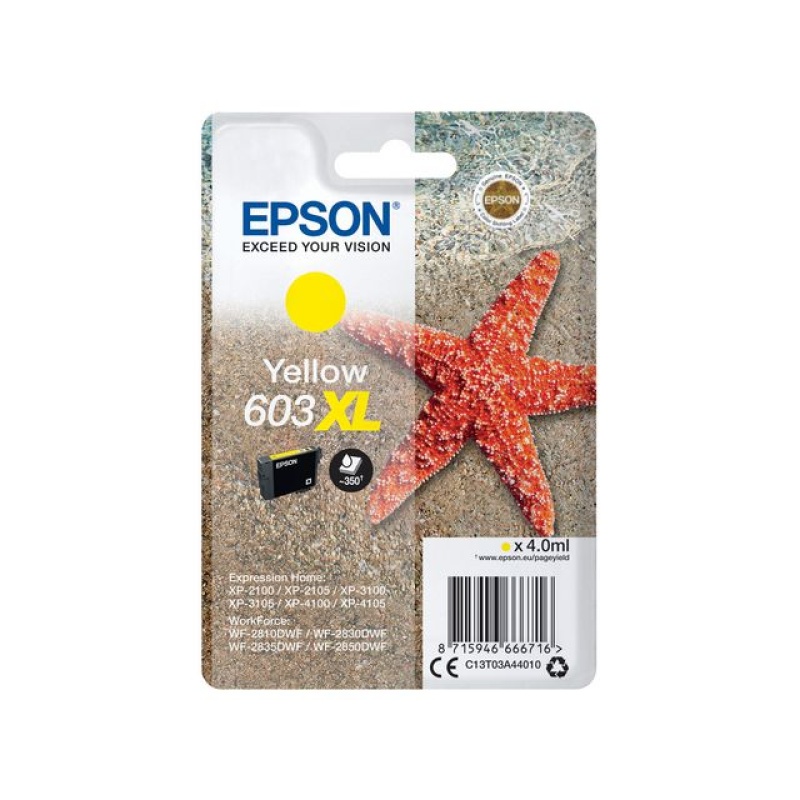 Inkjet Epson 603XL geel