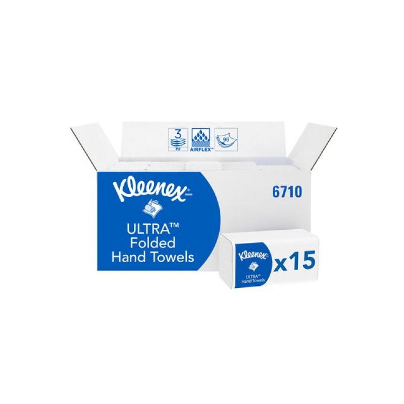 Handdoek Kleenex Ultra 3L wt/ds15x96