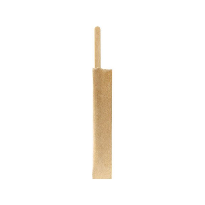 Roerstaafje hout 11cm per stuk/pk100