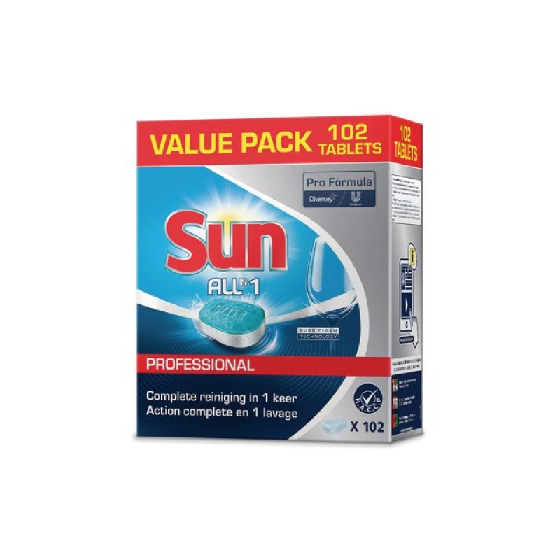 Vaatwastablet Sun all-in-one/pk 102