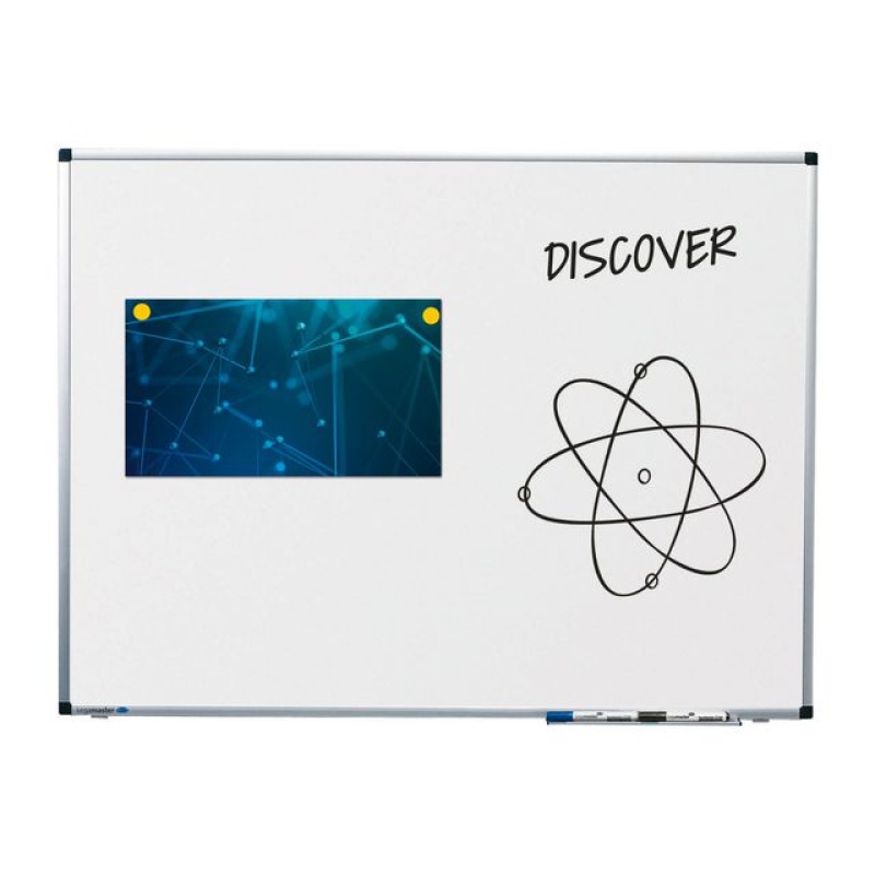 Whiteboard Lega Premium gelakt 100x150