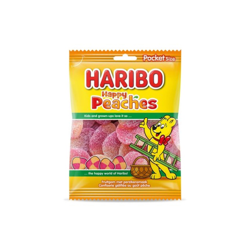 Snoep Haribo perziken 75gr/ds28