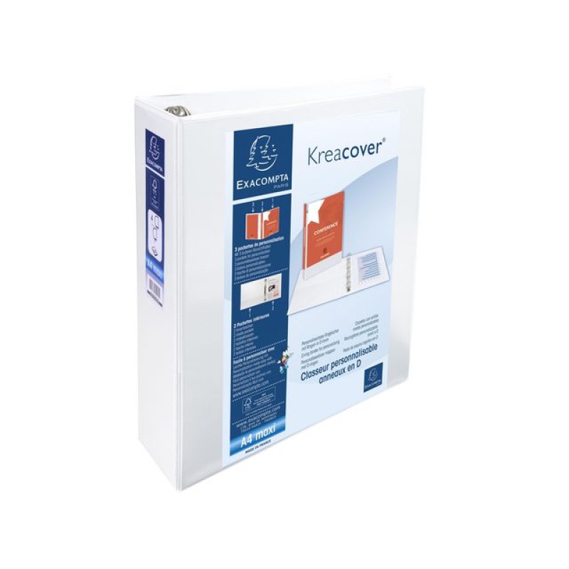 Presentatieringband A4-maxi 4D60 wt