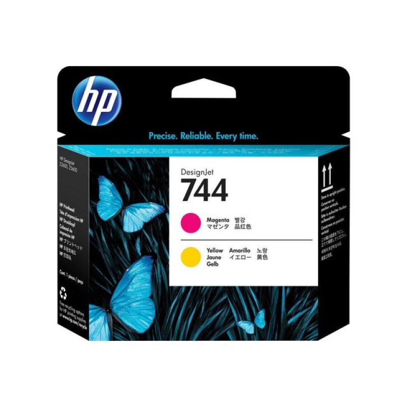 Printkop HP 744 Magenta & Geel