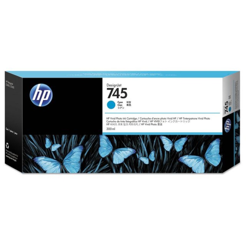 Inkjet HP 745 Cyaan 300 ml