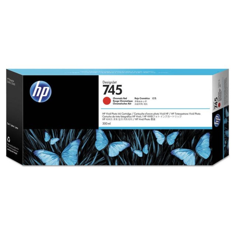 Inkjet HP 745 Chromatic Red 300 ml