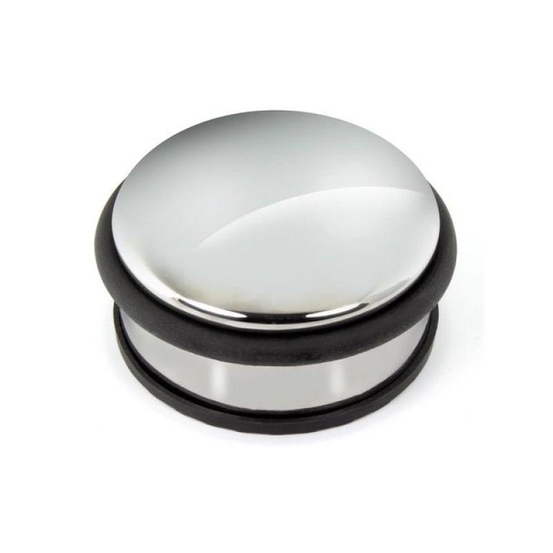 Deurstopper laag model metaal rond