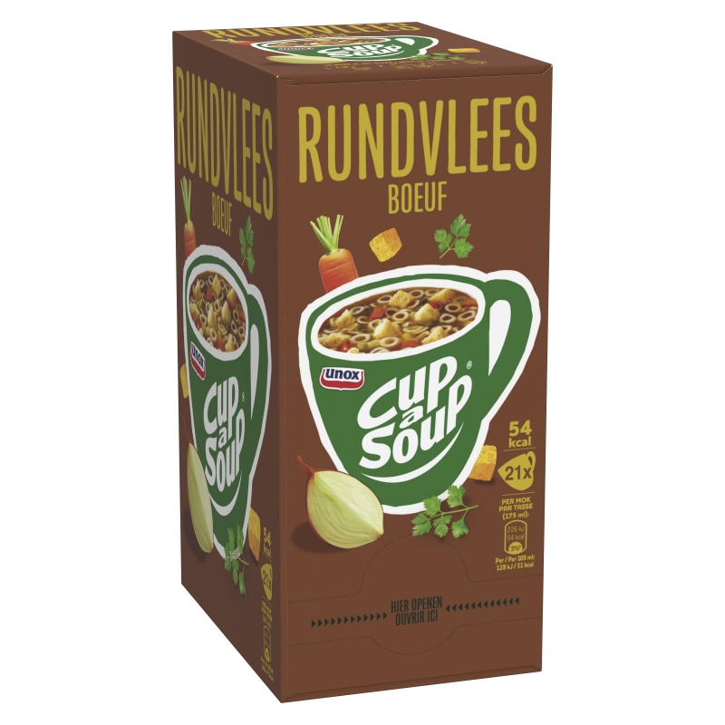 Soep Cup-a-soup Knorr rundvlees/pk21