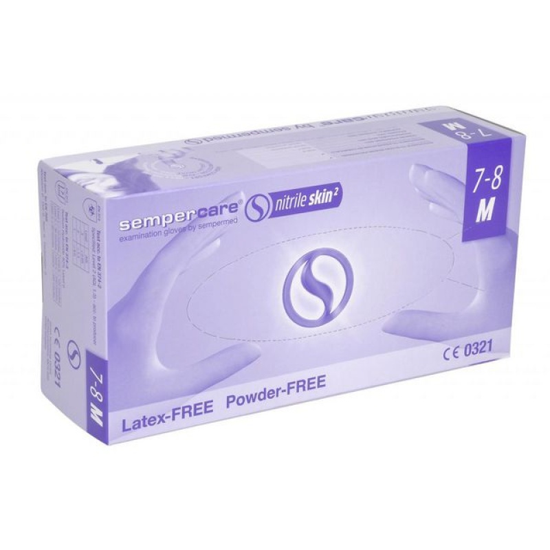 Handschoenen nitrile Spc M l bl/pk200