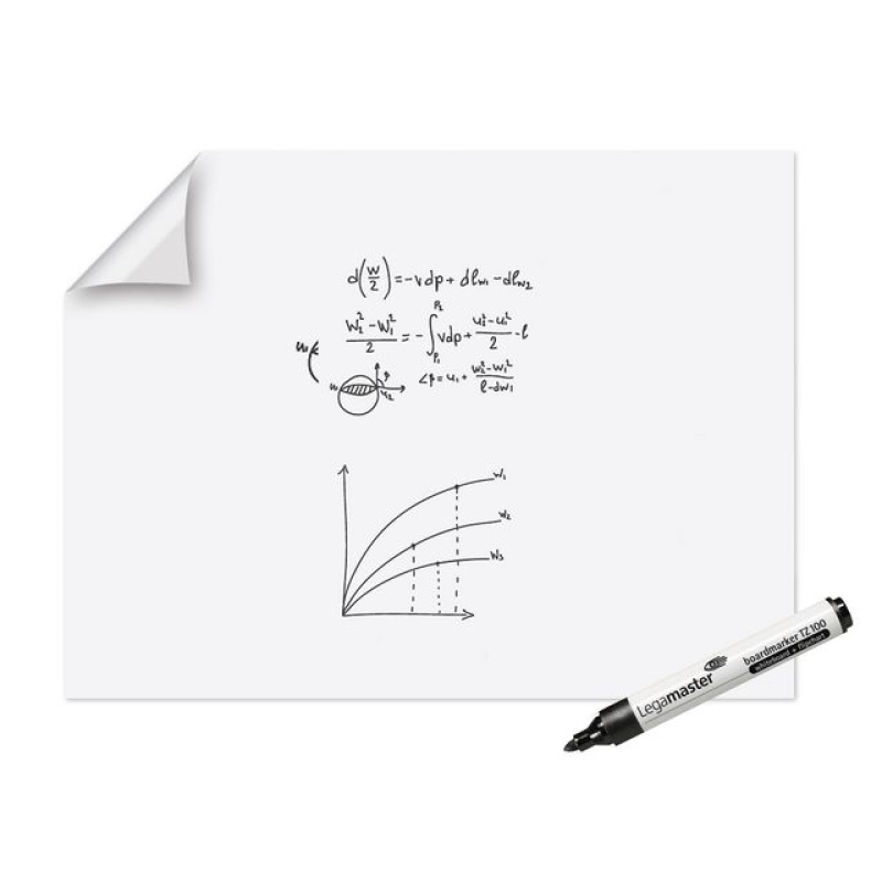 Magic-Chart XL whiteboardfolie/15v