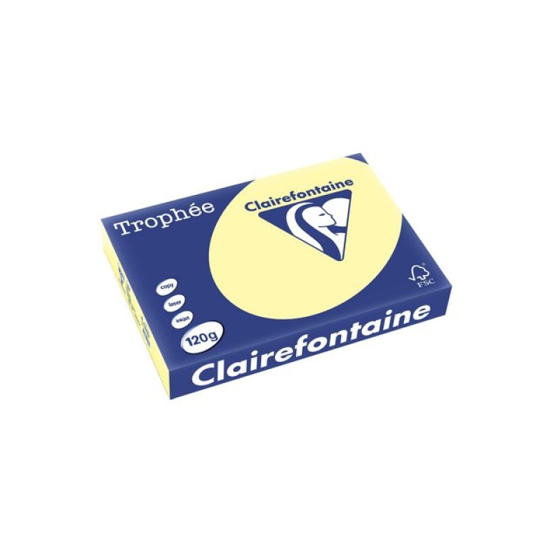 Papier Trophée A4 120g kanariegl/pk250v