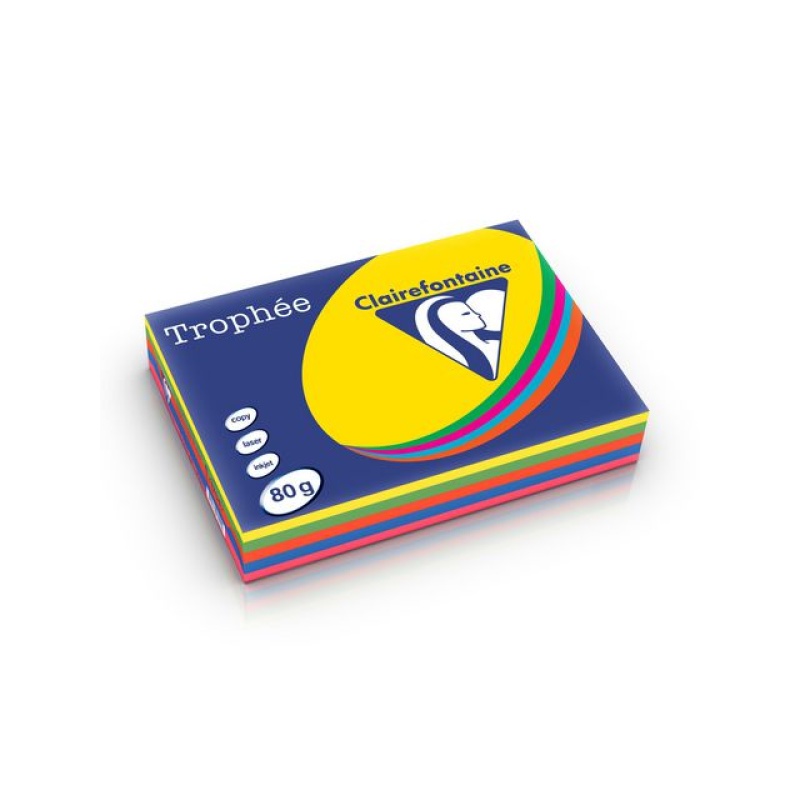 Papier Trophée A4 80g pastel ass/pk500v