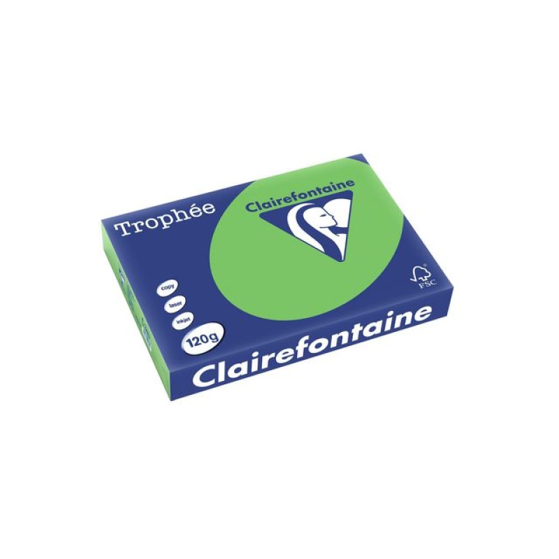 Papier Trophée A4 120g grasgroen/pk250v