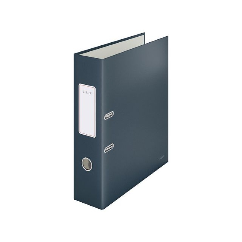 Ordner Cosy 80mm A4 karton fluweel grijs