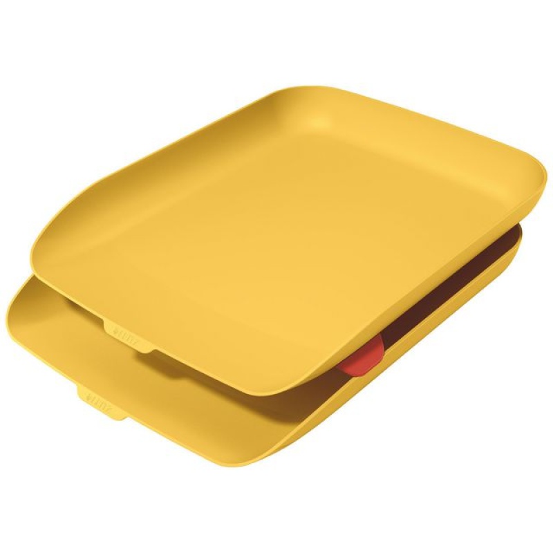 Brievenbak Cosy A4 warm geel/set 2