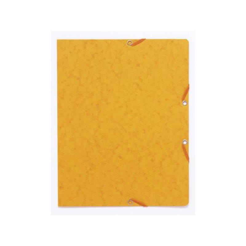 Elastomap A4 Manilla karton geel/pak 10