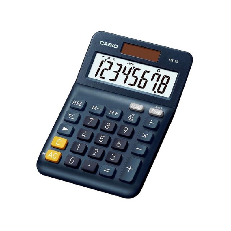 Rekenmachine Casio MS-8E donker blauw