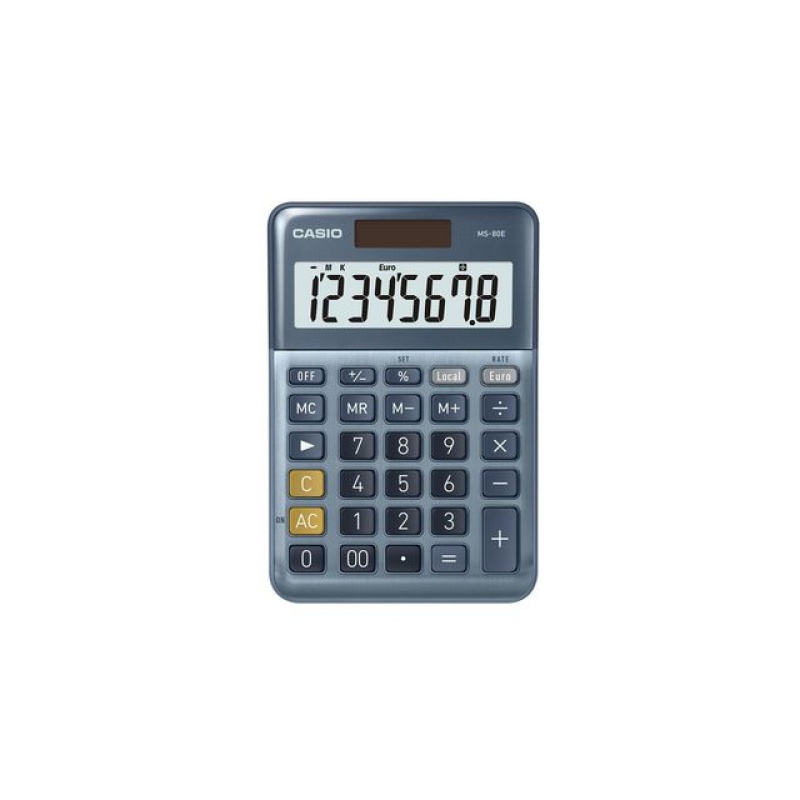 Rekenmachine Casio MS-80E blauw