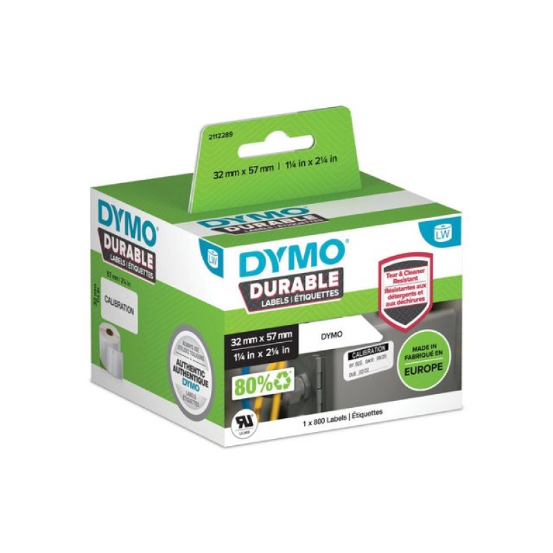 Label Dymo Durable 57x32mm 1x800