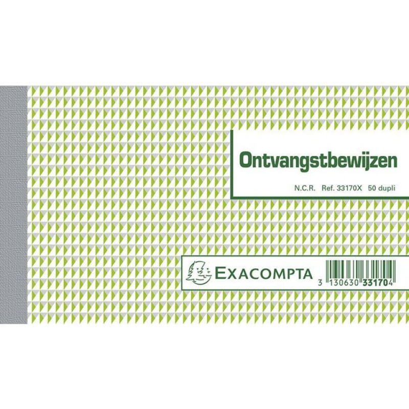Doorschrijfboek ontvangst 10,5x18NL/pk20
