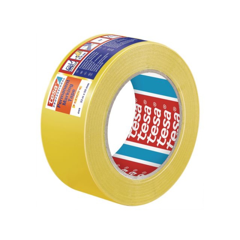 Markeringstape Tesa 4169 50mmx33m geel