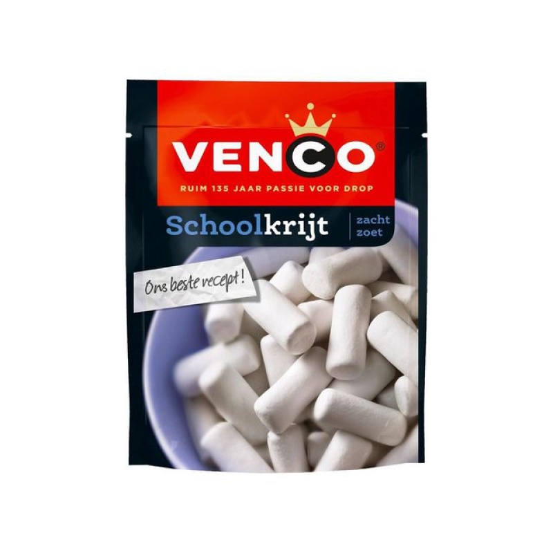 Drop Venco schoolkrijt/zak 235g