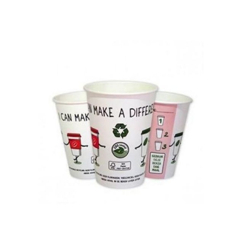 Beker karton MAD LOW_PE 180ml /ds2500