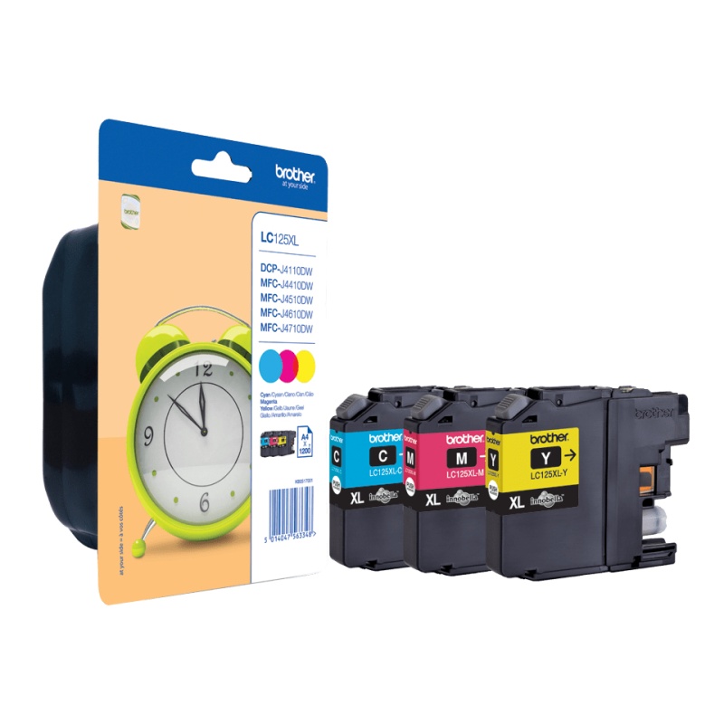 Inkjet Brother LC-125XL multipak c/m/g