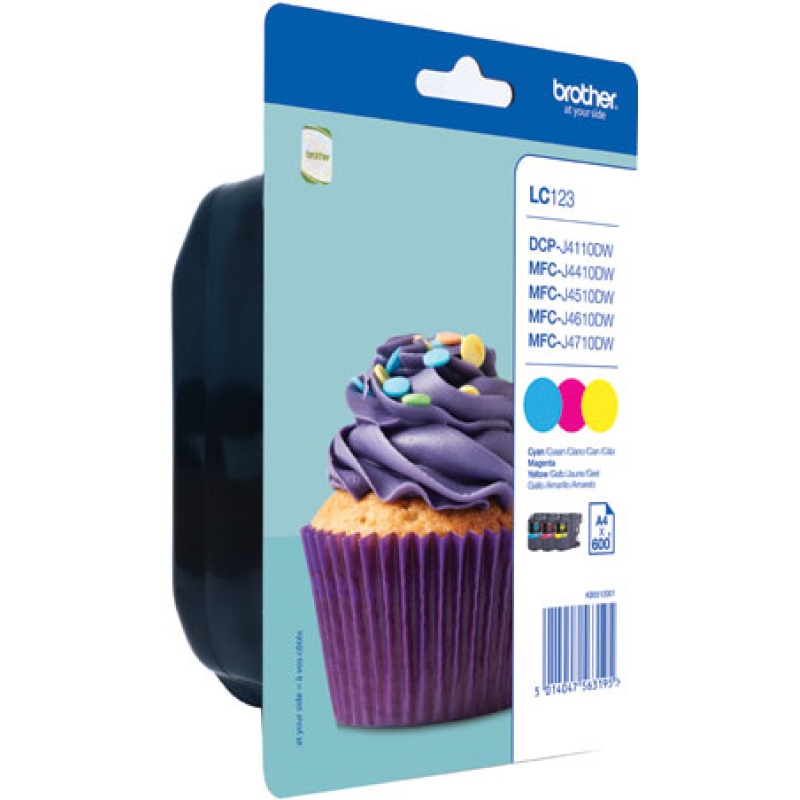 Inkjet Brother LC-123RBWBPDR /pk2