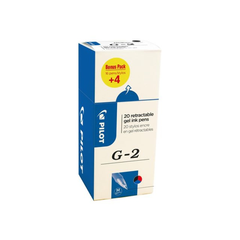Gelpen VP G2-7 0,32mm zw bl rd/16+4