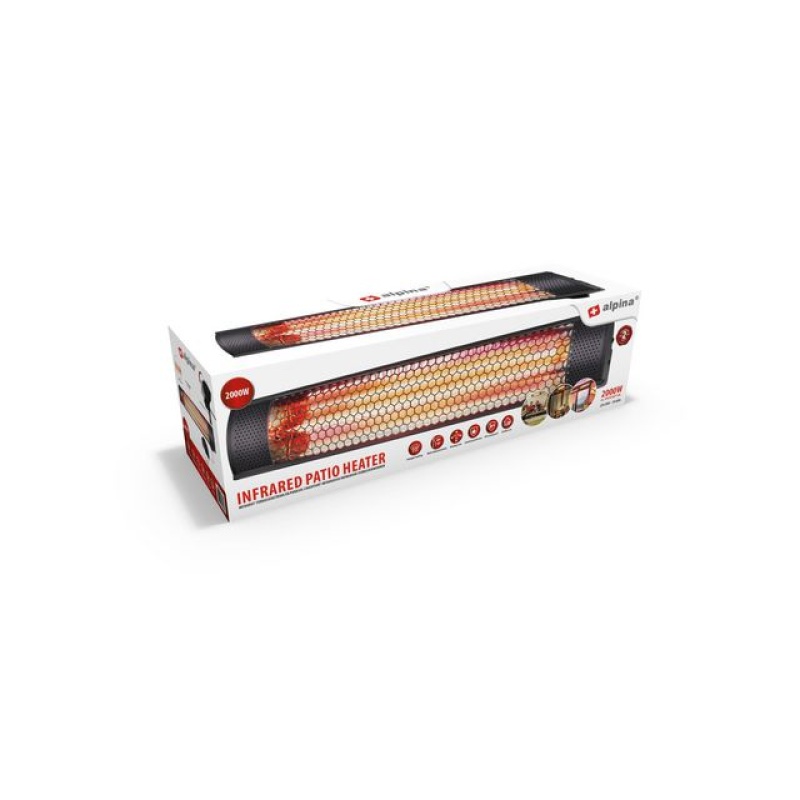 Verwarming Alpina 2000W infrarood patio