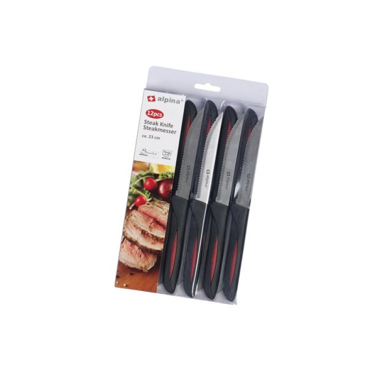 Steakmes Alpina 22,8cm rvs/pp/pk12