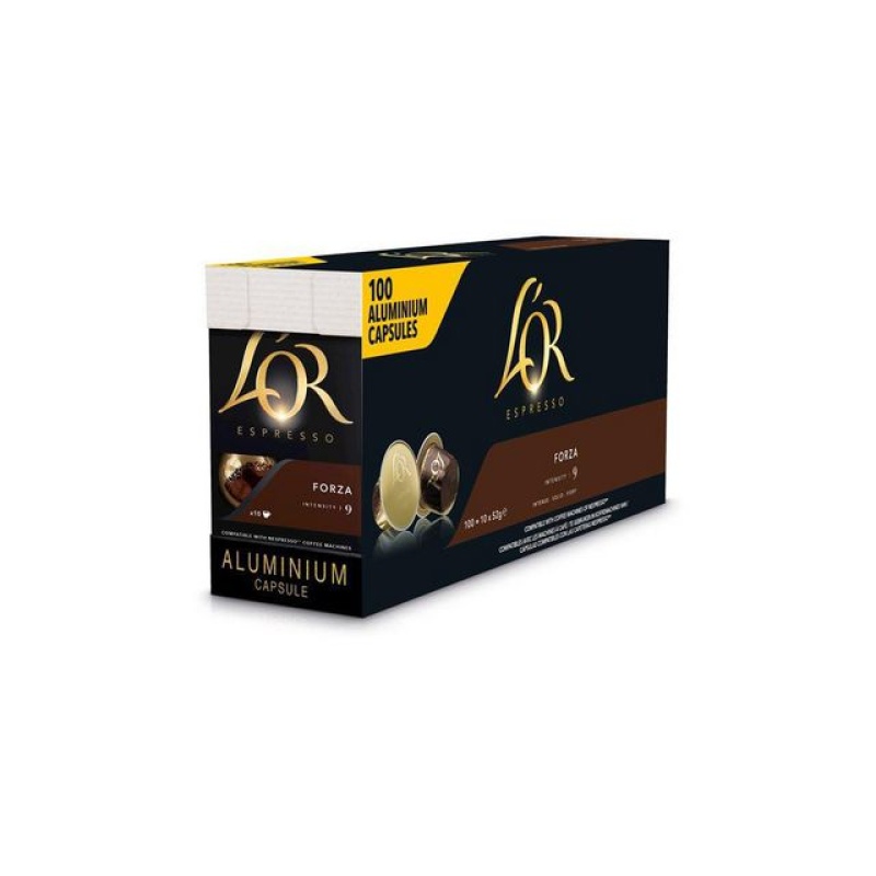 Koffie capsule L OR Espr Forza UTZ/10x10
