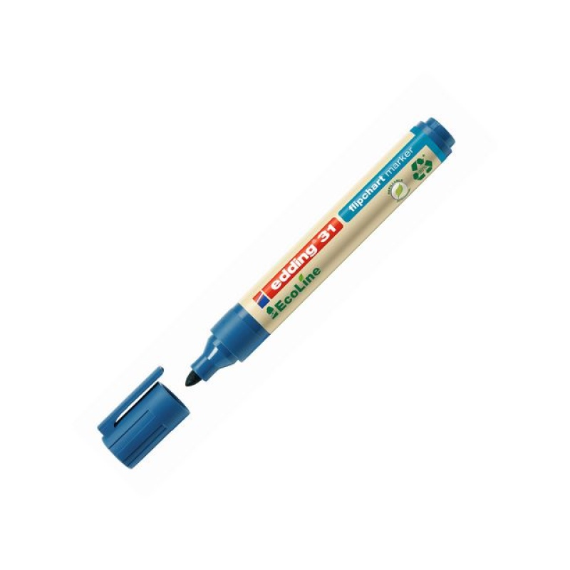 Flipovermarker edding 31 eco blauw