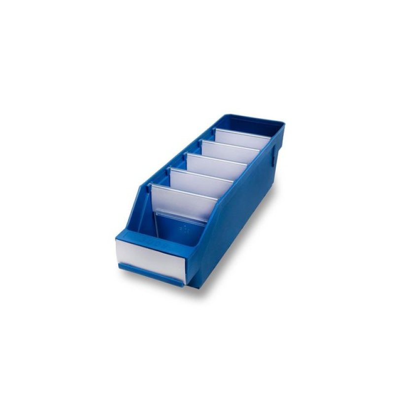 Magazijnbak stemo 300x90x95mm blauw