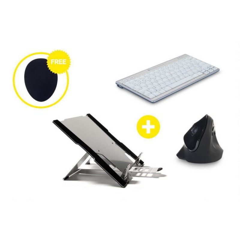 Toetsenbord B&E BE prof +muis +stand
