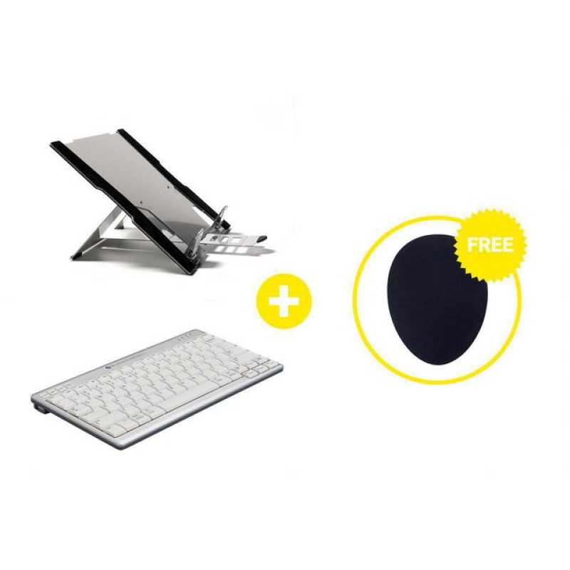 Toetsenbord B&E US prof + Laptopstand