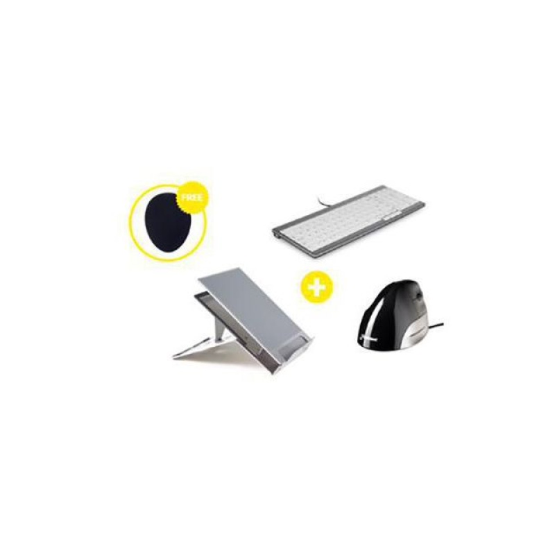 Toetsenbord B&E US premium +muis +stand