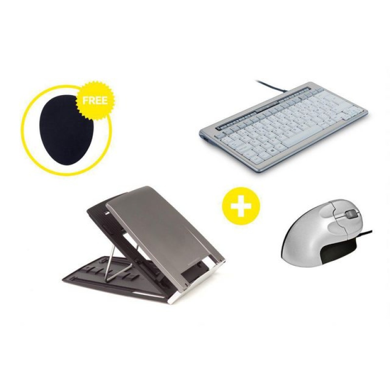 Toetsenbord B&E BE +muis +Laptopstand