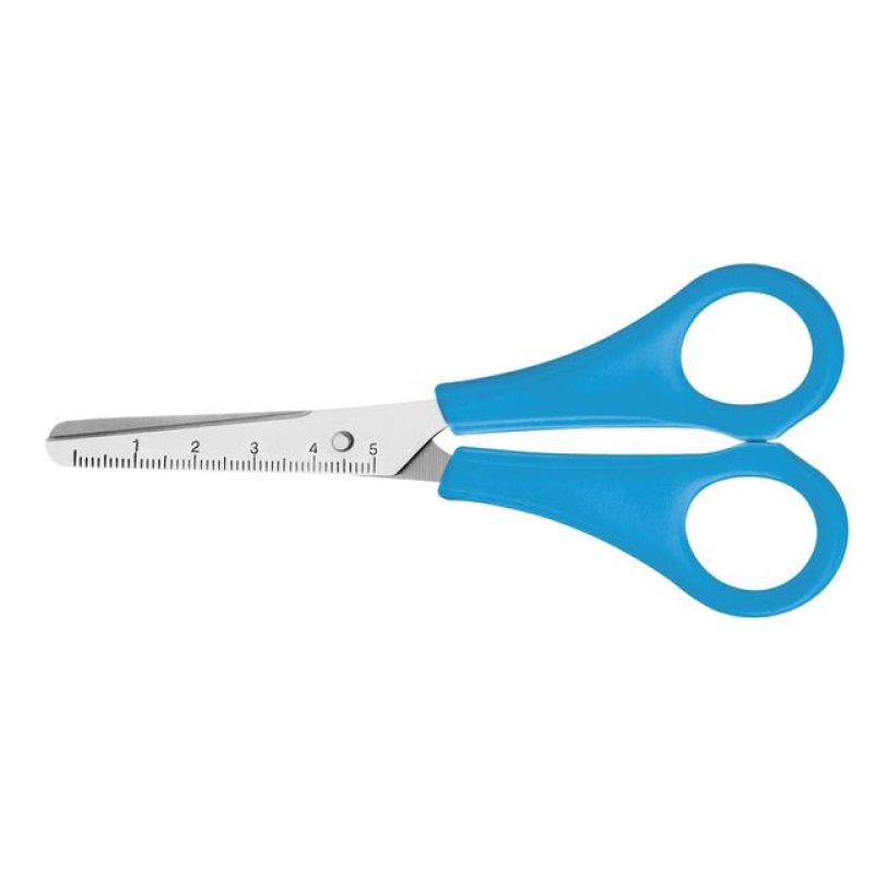 Schaar kind Westcott rechtsh. 13cm blauw