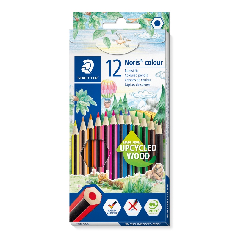 Kleurpotlood Staedtler Noris ass/pk12