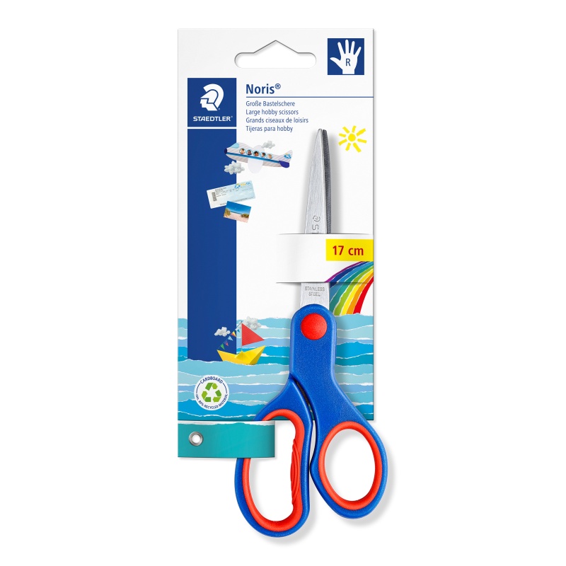Schaar Softgrip 170mm asym/blister