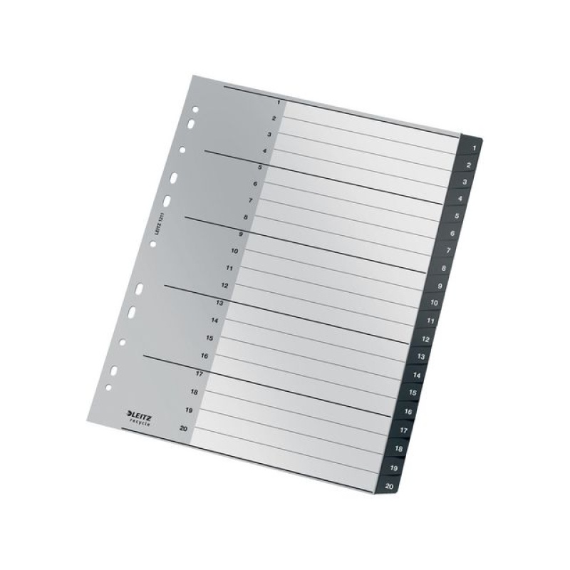 Tabblad recycled A4XL 11R PP 1-20 wt/s20