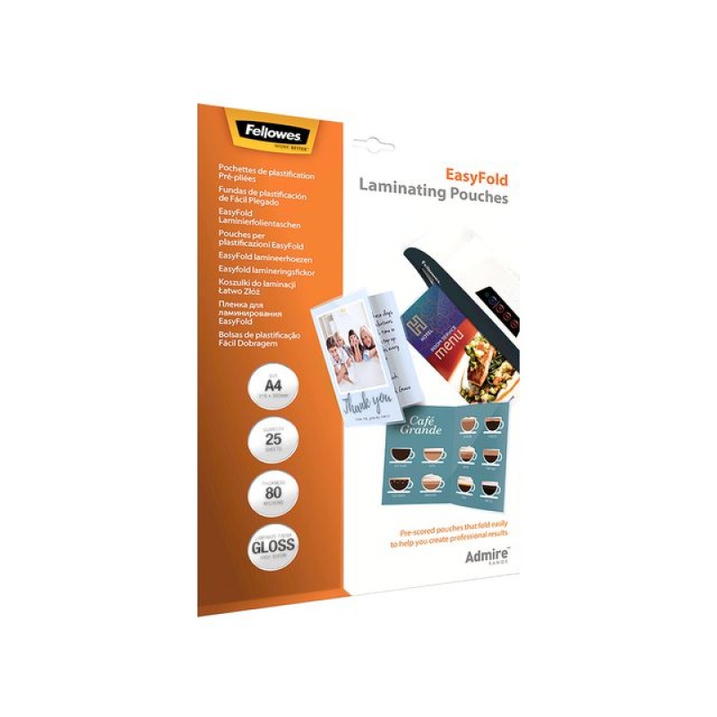 Lamineerhoes Fellowes menu A4 80m/pk25
